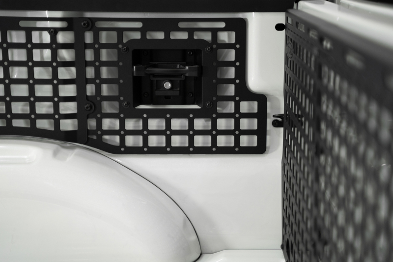 Ford F-150 Raptor Bed Side Molle Panel - Driver Center - Addictive Desert Designs - 66in Bed - Hammer Black - `21-`25